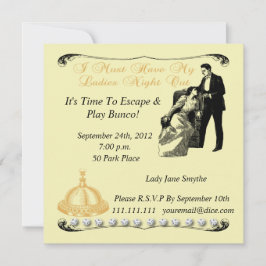 Convite para Damas Noite Fora