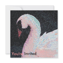 Convite para dança Jantada Black Tie