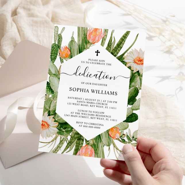 Convite para Dedicação de Quadros de Flores de Cac (Criador carregado)