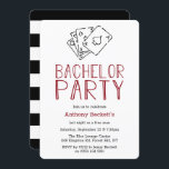 Convite para Despedida de Solteiro Noturno do Cass<br><div class="desc">Comemore com estilo com estes convites de despedida de solteiro. O design é fácil de personalizar com sua própria redação e sua família e amigos ficarão entusiasmados quando receberem esses fabulosos convites partidários.</div>