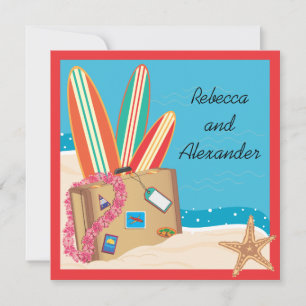 Convite para Destino de Recepção de casamento post