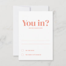 Convite para Detalhes de Casamento Mínimo