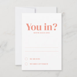 Convite para Detalhes de Casamento Mínimo