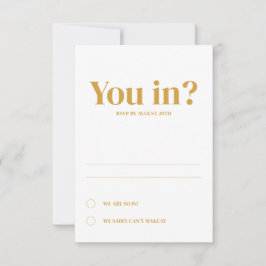 Convite para Detalhes de Casamento Mínimo