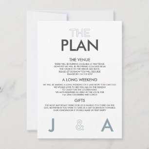 Convite para Detalhes Mínimos de Casamento de Duo 
