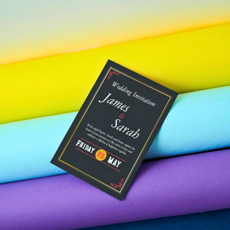 Convite para Detalhes Personalizados de Casamento 