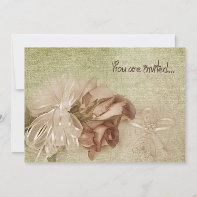 Convite para Dia de Casamento (Frente)