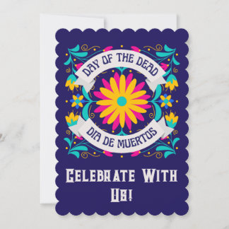 Convite para Dia De Los Muertos