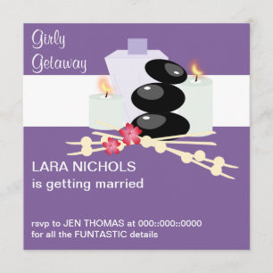 Convite Para Dia Do Spa