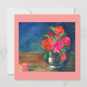 Convite para Dias de as mães rosas