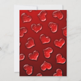 Convite para Dias de os namorados Crystal Hearts