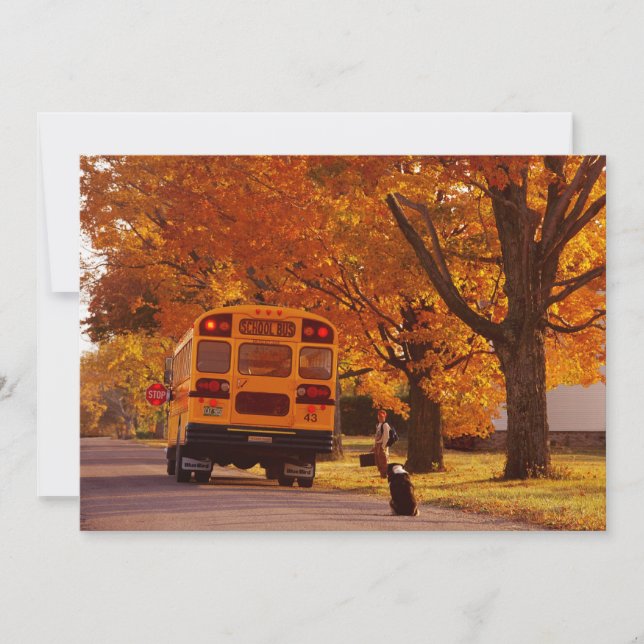 Convite para dias escolares (Frente)