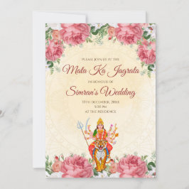Convite para Digital Mata ki Chowki e Mata Jagrata