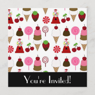 Convite Para Doces E Doces