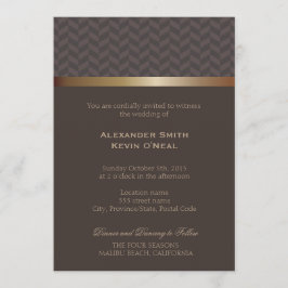 Convite para dois Gay de Grooms