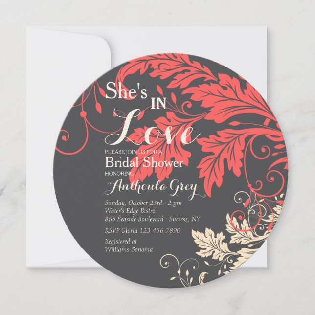 Convite para Drama de Folhagem (Frente)