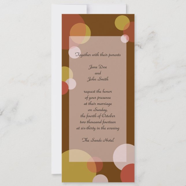 Convite Para Embalagem De Rato - Marrom (Frente)