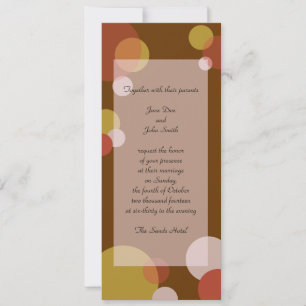 Convite Para Embalagem De Rato - Marrom