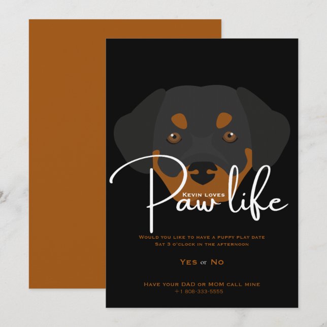 Convite para encontro (Frente/Verso)