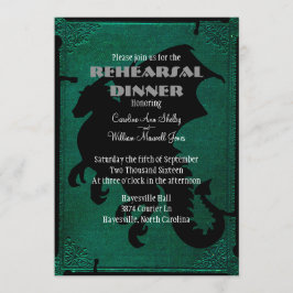 Convite para ensaio de espada com espada do dragão