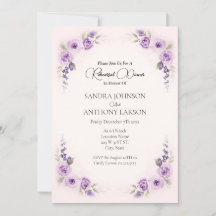 Convite para ensaio de lavanda e Casamento Esmagad