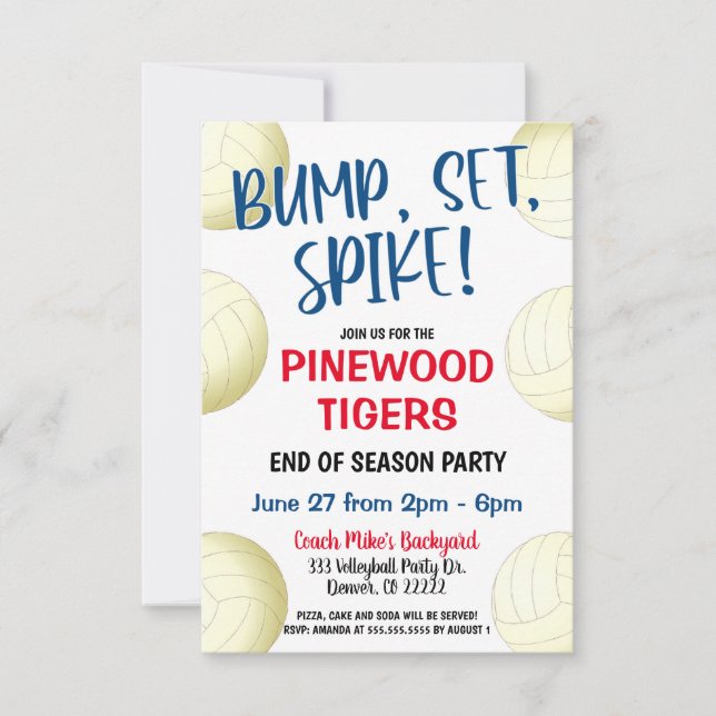 CONVITE PARA EQUIPE DE VOLEI (Frente)