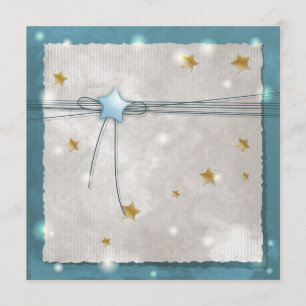 Convite para estrela azul