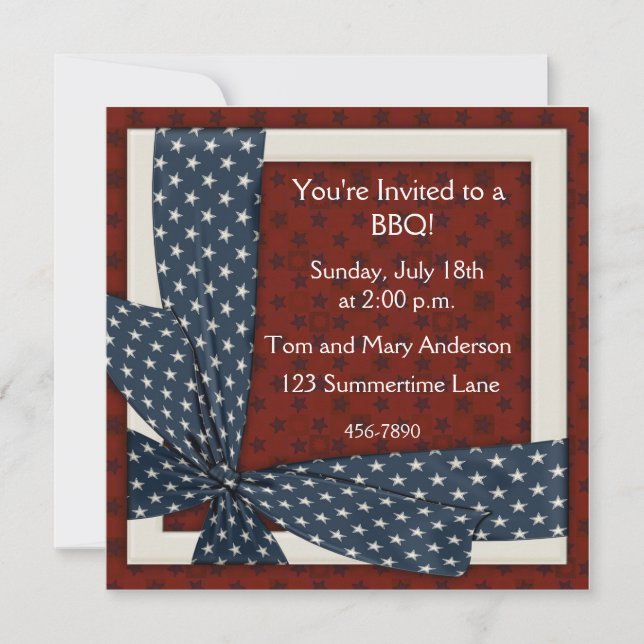 Convite para Estrelas de Verão (Frente)