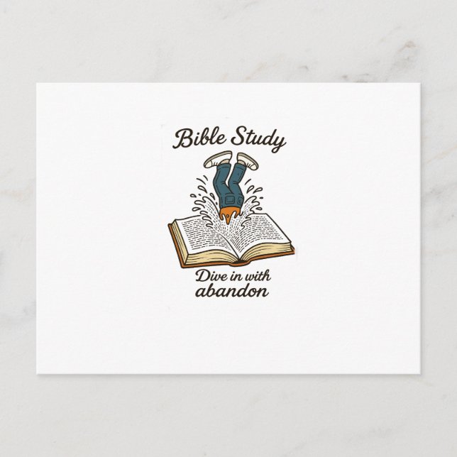 convite para estudo de bíblia (Frente)