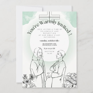 Convite para Estudo de Bíblia Versa para bíblias E