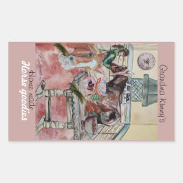 convite para etiquetas de cavalos personalizados