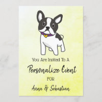 *~* Convite para Evento de Frenchie Bulldog Francê