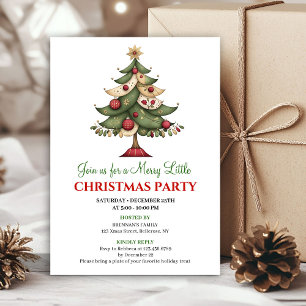 Convite para evento de Natal caprichoso e divertid
