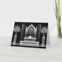 Convite para Evento Religioso de Church Altar
