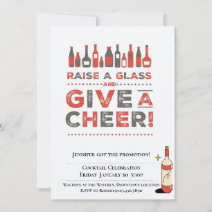 convite para eventos cocktail natal