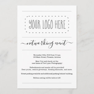 Convite para eventos de rede empresarial - Adicion