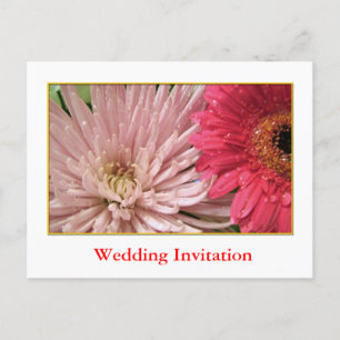 Convite para eventos, flores