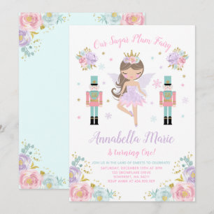 Convite Para Fadas De Açúcar Convidado Para Noze