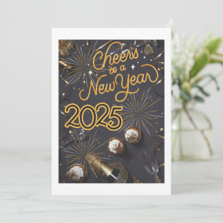 Convite para felizes anos novos