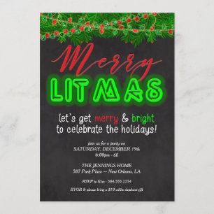 Convite para Felizes Litmas, Festa de Natal