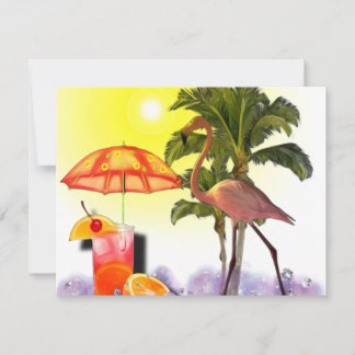 Convite para Festa Aloha 