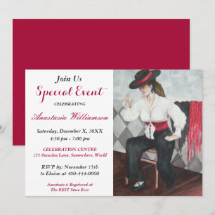 CONVITE PARA FESTA BLACK AND WHITE