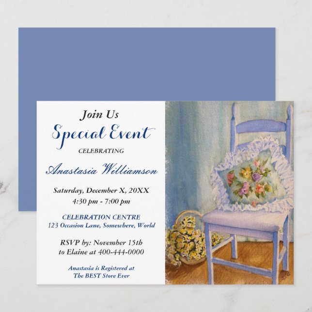 CONVITE PARA FESTA COM TEMÁTICA RETRÔ (Frente/Verso)