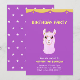 Convite para festa de 13 anos