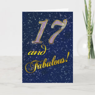 Convite para festa de 17º aniversário