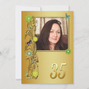 convite para festa de 35 anos do Jardim Dourado