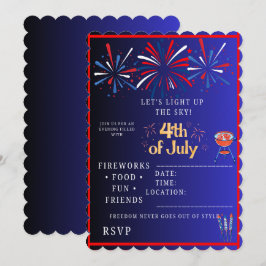 Convite para Festa de 4 de Julho