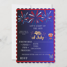 Convite para Festa de 4 de Julho
