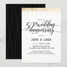 Convite para Festa de 50 Anos de Casamento - Doura