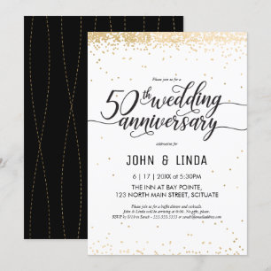 Convite para Festa de 50 Anos de Casamento - Doura